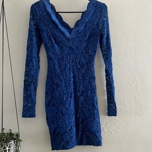 Kimchi Blue lace long sleeved dress (XS)